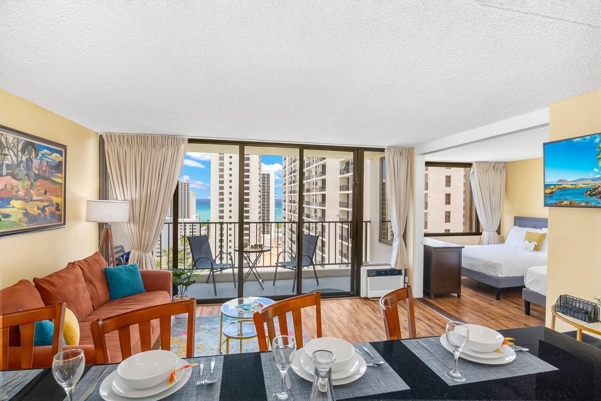 Beautiful 1Br, Steps To Waikiki Beach And Parking Honolulu Dış mekan fotoğraf