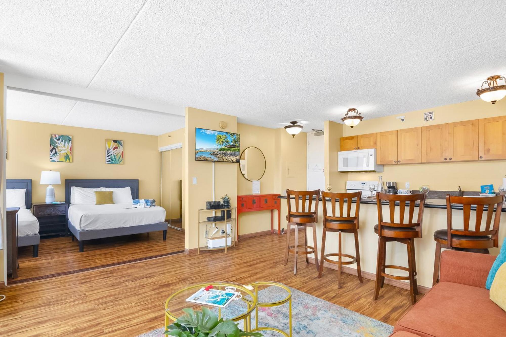 Beautiful 1Br, Steps To Waikiki Beach And Parking Honolulu Dış mekan fotoğraf